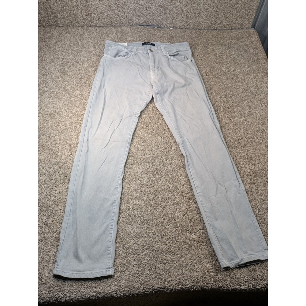 Mavi Marcus Slim Straight Leg Jeans Mens 32x32 Light Grey M00351 Stretch Denim